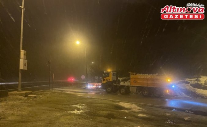 Bolu Dağı'nda kar yağışı başladı