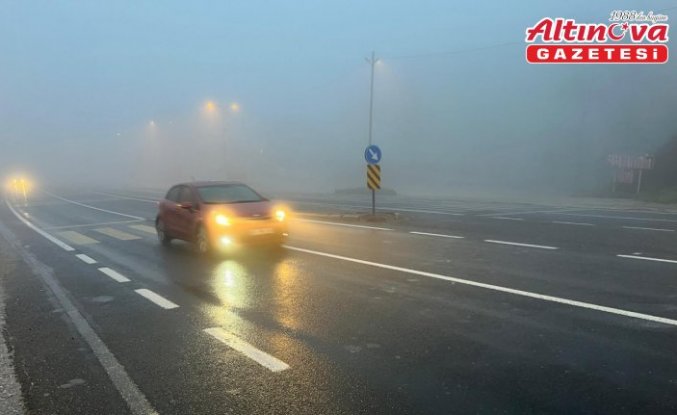 Bolu Dağı'nda sis etkili oldu