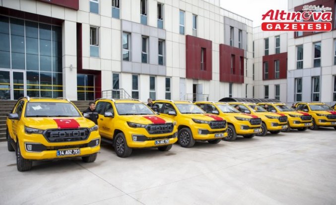 Bolu İl Özel İdaresinin filosuna 17 araç katıldı