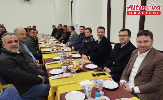 Boyabat Kaymakamlığı muhtarlara yönelik iftar programı düzenledi