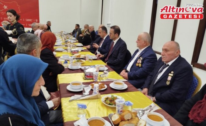 Boyabat'ta şehit aileleri ve gaziler onuruna iftar programı düzenlendi