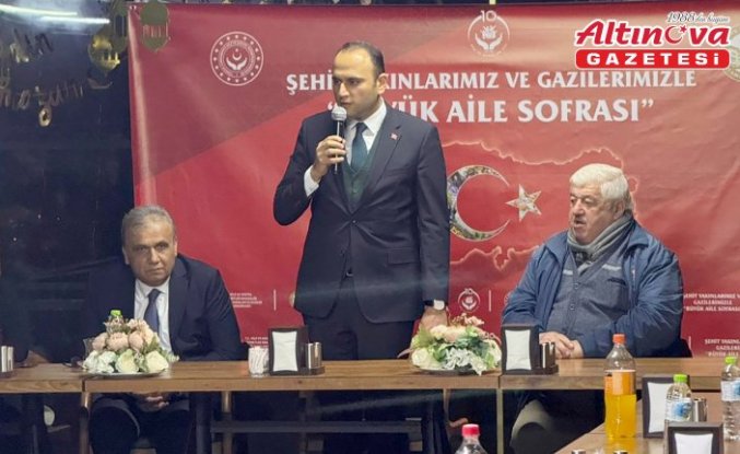 Bozkurt Kaymakamı Koçdoğan, şehit aileleri ve gazilerle iftarda buluştu
