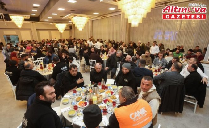 Canik Belediyesi çalışanlarına yönelik iftar programı düzenlendi