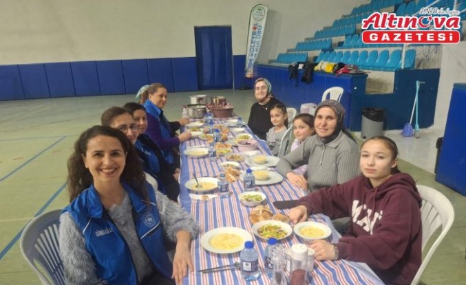 Cide Gençlik ve Spor İlçe Müdürlüğü tarafından iftar verildi