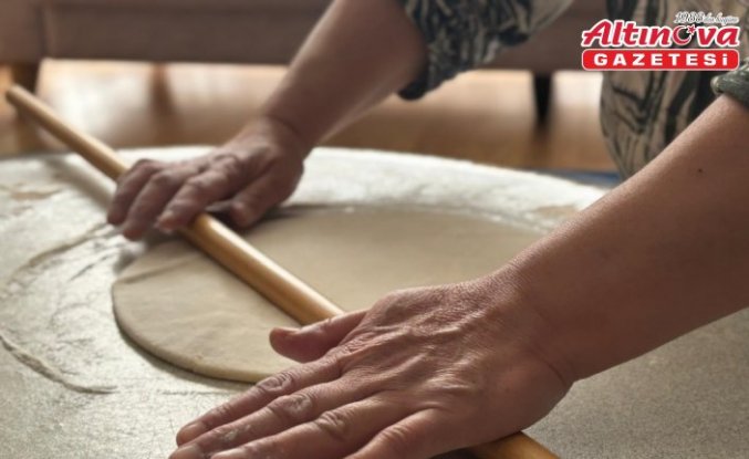 Çorum'da ev hanımları ramazana imece usulü hazırlanıyor