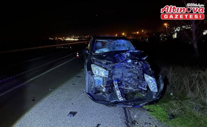 Çorum’da otomobille çarpışan motosikletin sürücüsü öldü