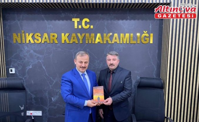 Halk oyunları ekiplerinden Niksar Kaymakamı Perçi'ye ziyaret