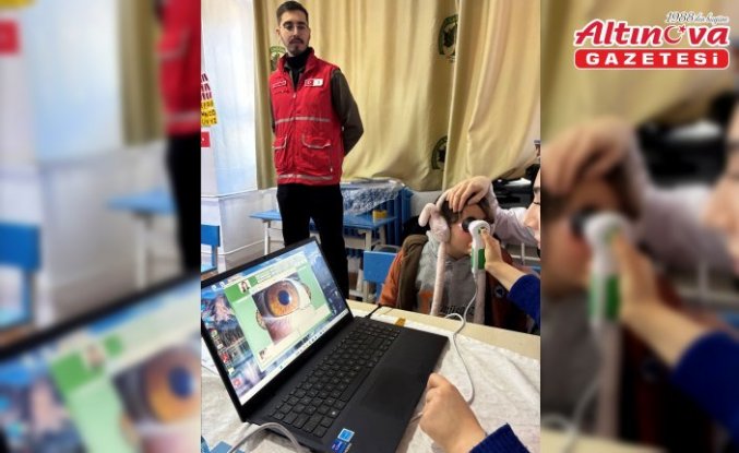Hatay'da çocuklara yönelik göz sağlığı taraması yapıldı