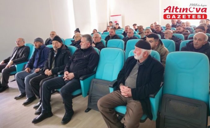 Merzifon’da çiftçilere eğitim verildi