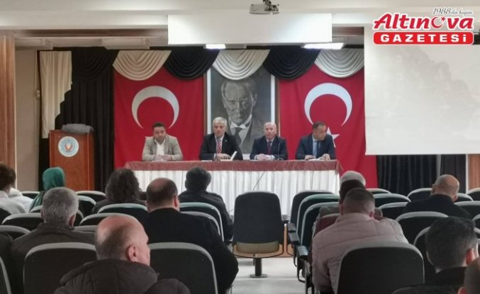 Merzifon'da Eğitim Kurumu Müdürleri Toplantısı yapıldı