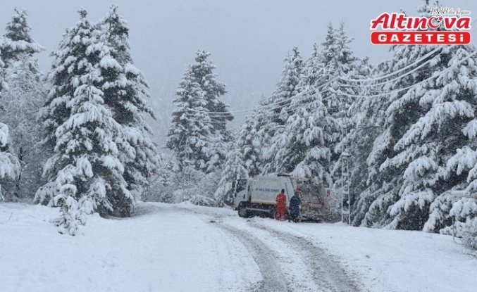 Orta ve Doğu Karadeniz'de kar etkili oldu