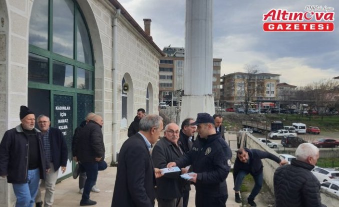 Salıpazarı'nda vatandaşlara dolandırıcılık uyarısı yapıldı