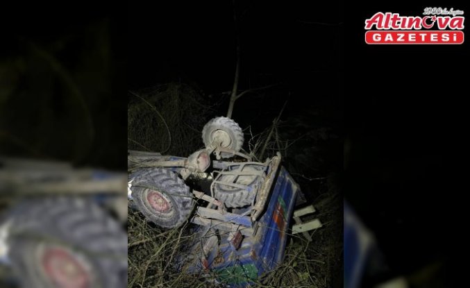 Samsun'da tarım aracının devrilmesi sonucu bir kişi öldü