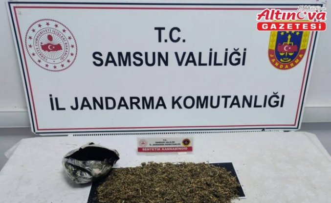 Samsun'da uyuşturucu operasyonunda 2 kişi yakalandı
