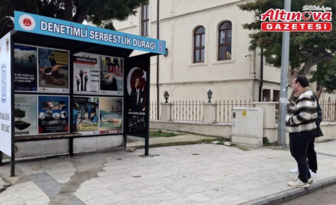Sinop'ta denetimli serbestlik hizmetleri için farkındalık durağı oluşturuldu