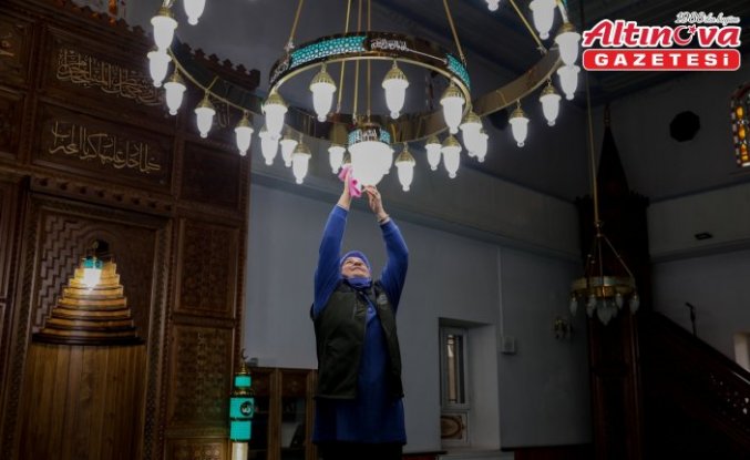 Taşköprü'de ramazan öncesi camilerde temizlik yapıldı