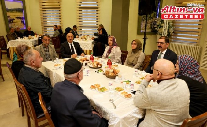 Taşköprü'de şehit aileleri ve gaziler iftarda bir araya geldi