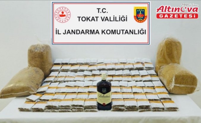 Tokat'ta 71 bin 300 makaron ele geçirildi