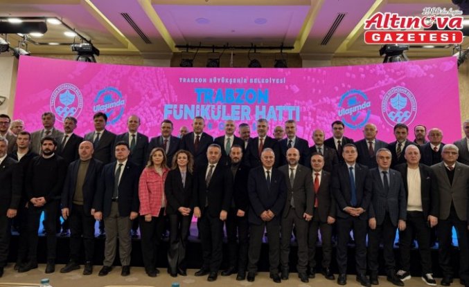 Trabzon Füniküler Hattı Projesi'nin tanıtımı yapıldı