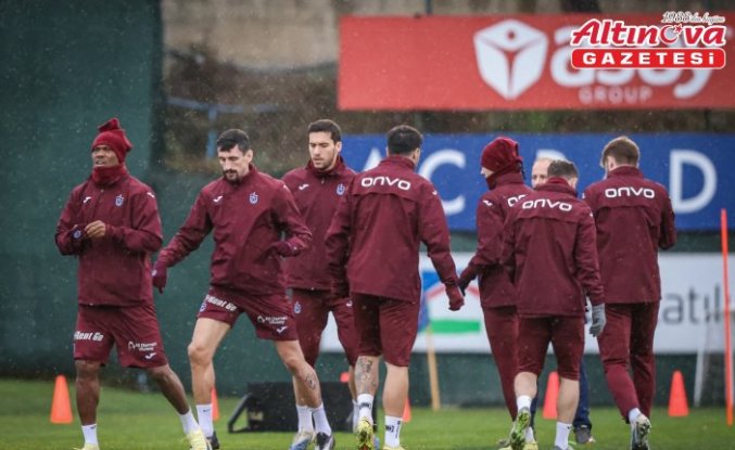 Trabzonspor, Fenerbahçe maçının hazırlıklarına başladı