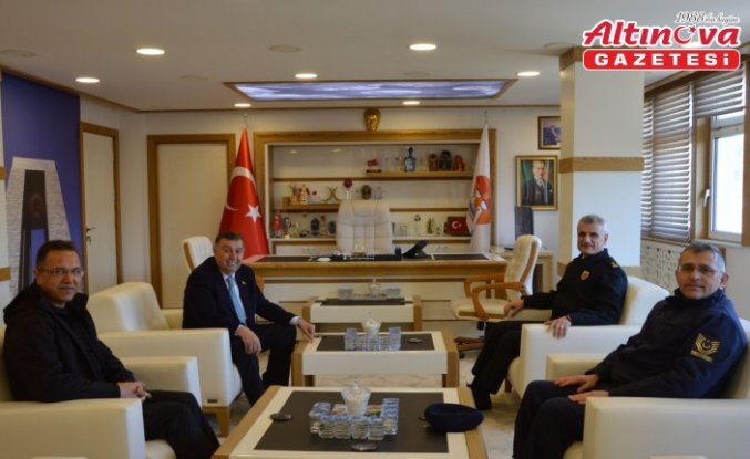 Tuğgeneral Bakçepınar'dan Havza Belediyesine ziyaret