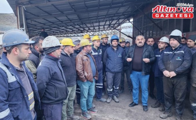 Amasya'da kömür madeninde çalışan işçilerin iş bırakma eylemi sona erdi