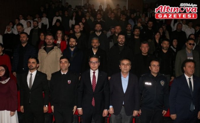 Asarcık'ta İstiklal Marşı'nın kabulünün yıl dönümü kutlandı