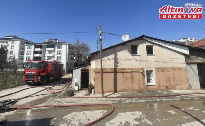 Bolu'da tek katlı evde çıkan yangın söndürüldü