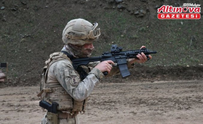 “Boralar“ operasyonlara zorlu eğitimle hazırlanıyor