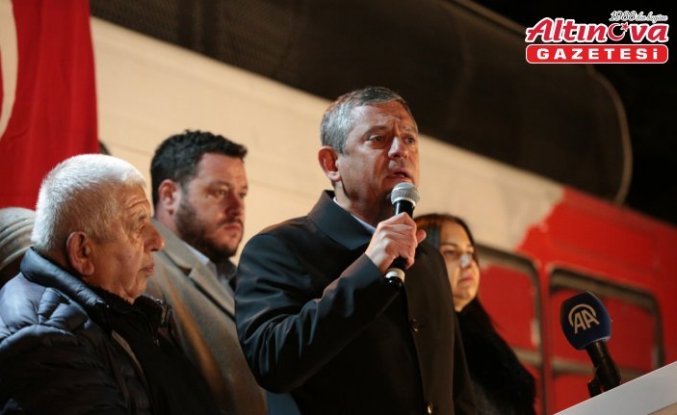 CHP Genel Başkanı Özel'den Bolu Belediyesine yönelik “irtikap“ operasyonuna ilişkin açıklama: