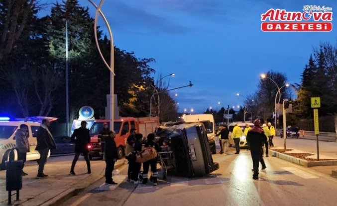 Çorum’da cip ile kamyonetin çarpıştığı kazada 2 kişi yaralandı