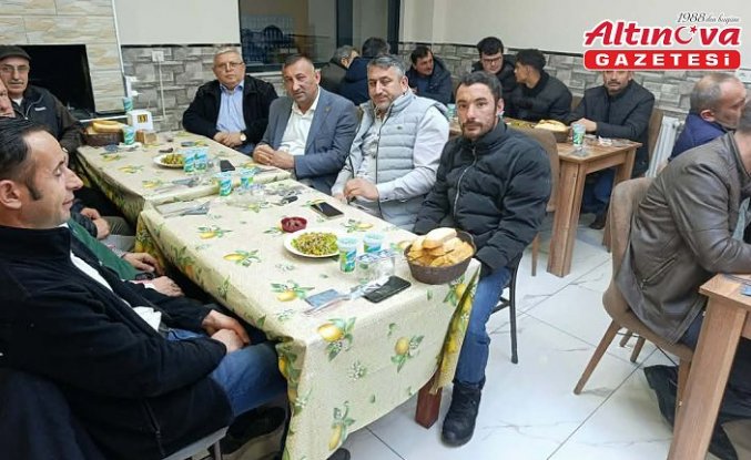 Dikmen’de esnaf iftarda bir araya geldi