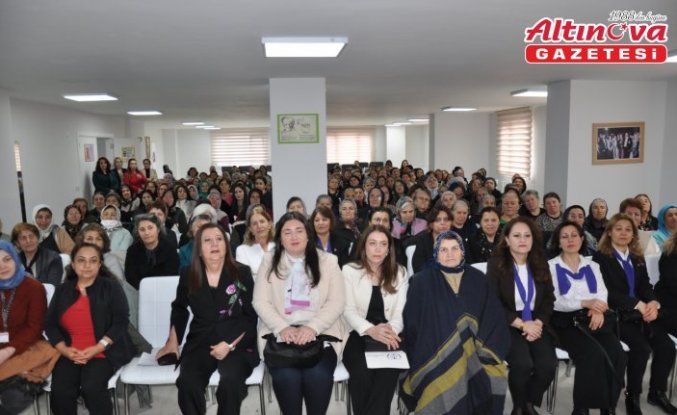 Gümüşhacıköy’de kadınlara yönelik bilgilendirme programı düzenlendi