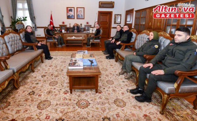 Kastamonu Valisi Dallı, Orman Bölge Müdürlüğü heyetiyle bir araya geldi