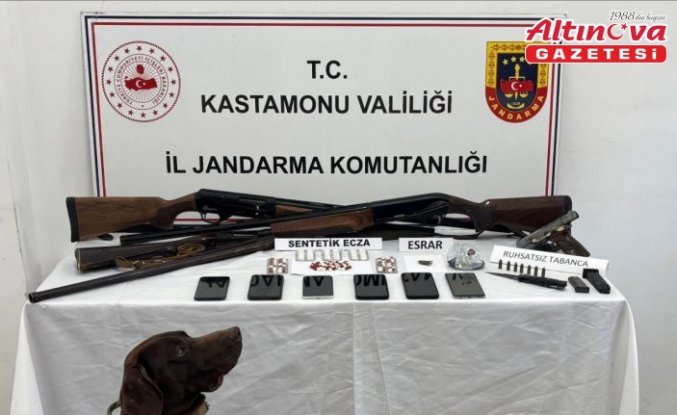 Kastamonu'da düzenlenen uyuşturucu operasyonunda yakalanan 12 şüpheliden 3'ü tutuklandı