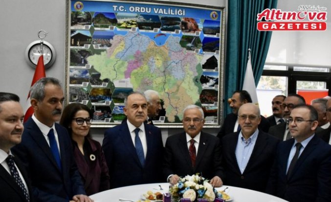 Ordu'da bayramlaşma töreni düzenlendi