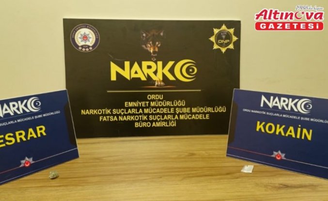 Ordu'da uyuşturucu operasyonunda yakalanan 4 zanlı tutuklandı