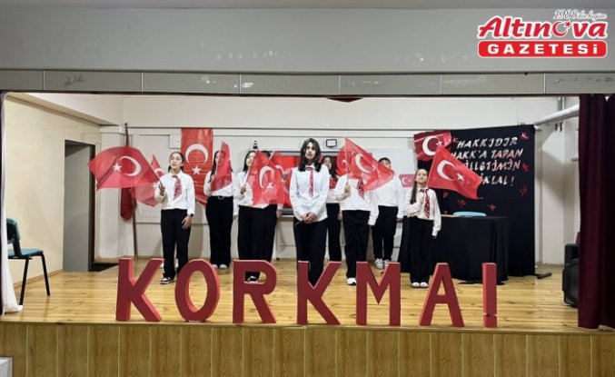 Salıpazarı'nda İstiklal Marşı’nın kabulünün 105. yıl dönümü kutlandı