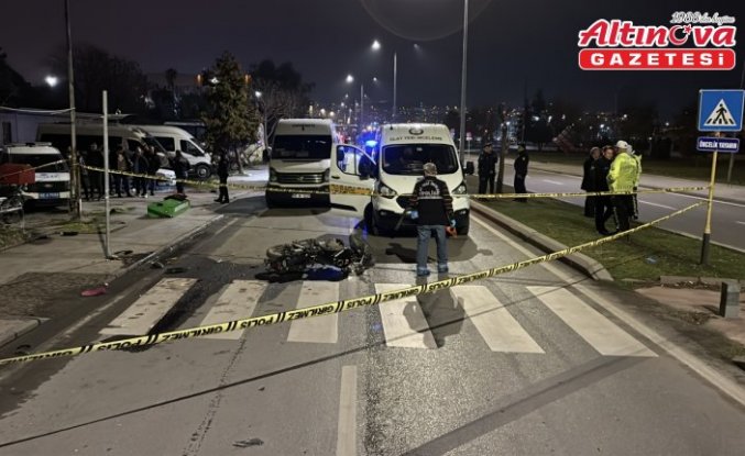 Samsun'da minibüsle çarpışan motosikletteki 1 kişi öldü