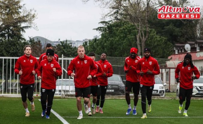 Samsunspor, Rayo Vallecano maçının hazırlıklarına başladı