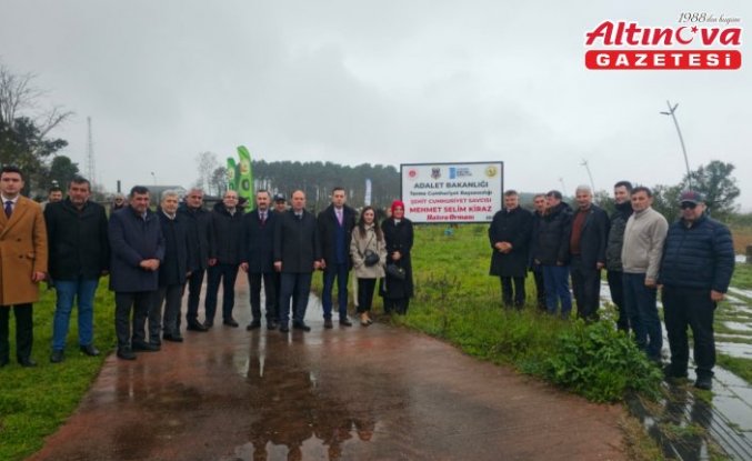 Terme'de hatıra ormanında fidan dikim etkinliği düzenlendi