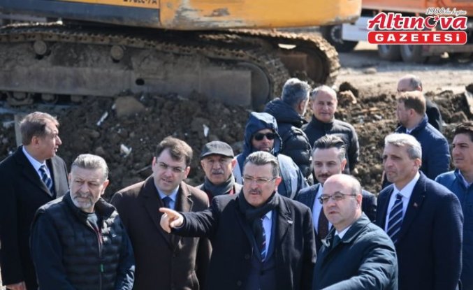 Trabzon Büyükşehir Belediye Başkanı Genç, Uzunkum Yaşam Alanı'nın yapılacağı bölgeyi inceledi