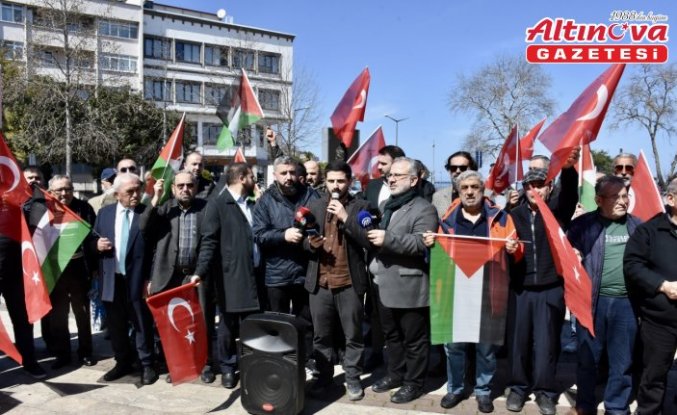 Trabzon, Ordu ve Giresun'da İsrail'in Gazze'ye yönelik saldırıları protesto edildi