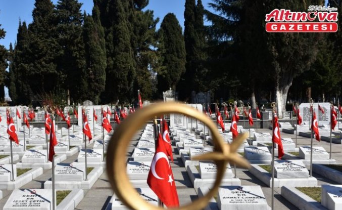 Trabzon'da şehit mezarlarının bakım ve temizliği yapıldı