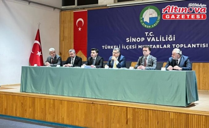 Türkeli'de Muhtarlar Toplantısı düzenlendi