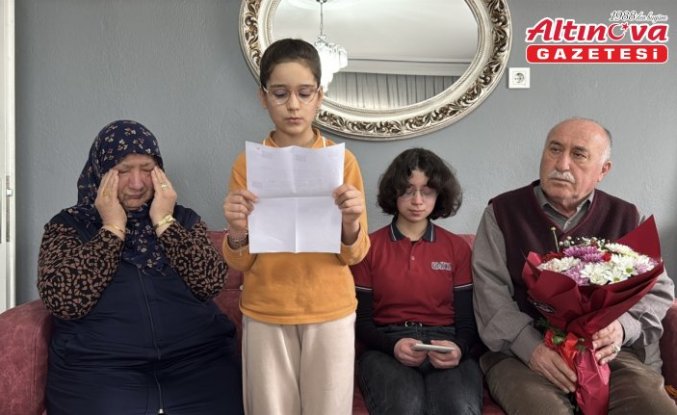 Zonguldak'ta öğrenciler şehit ailelerine mektup yazdı