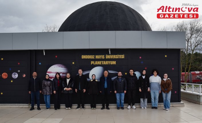 OMÜ ve TUA işbirliğiyle öğrenciler uzayı gözlemledi