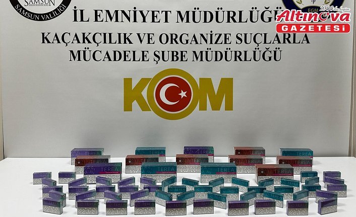 Samsun'da kaçakçılık operasyonunda 2 zanlı yakalandı