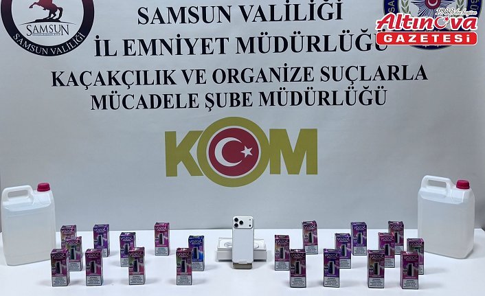 Samsun'da kaçakçılık operasyonunda 3 zanlı yakalandı