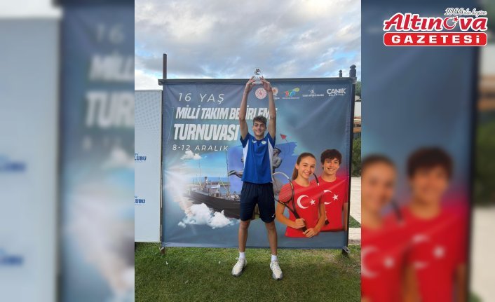 Samsunlu tenisçi Kuzey Kerem Bayrak milli takıma seçildi